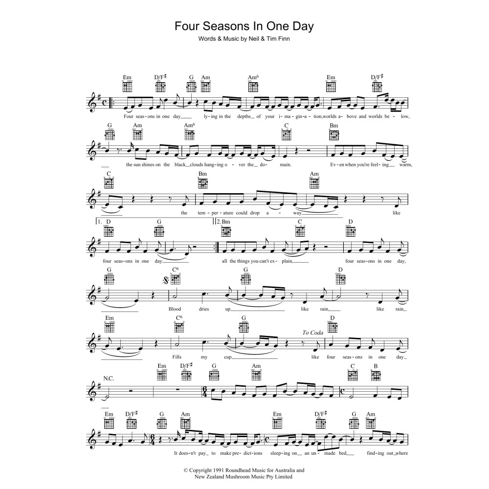 Four Seasons In One Day