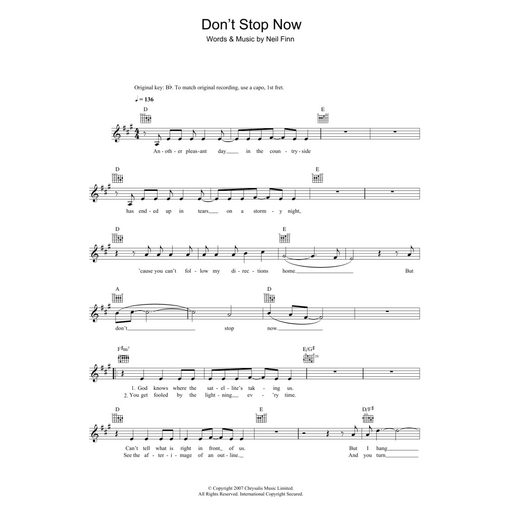 Don't Stop Now