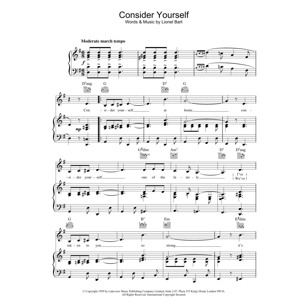 Consider Yourself (from Oliver!)