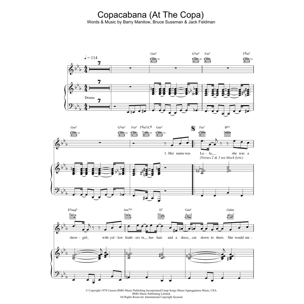 Copacabana (At The Copa)