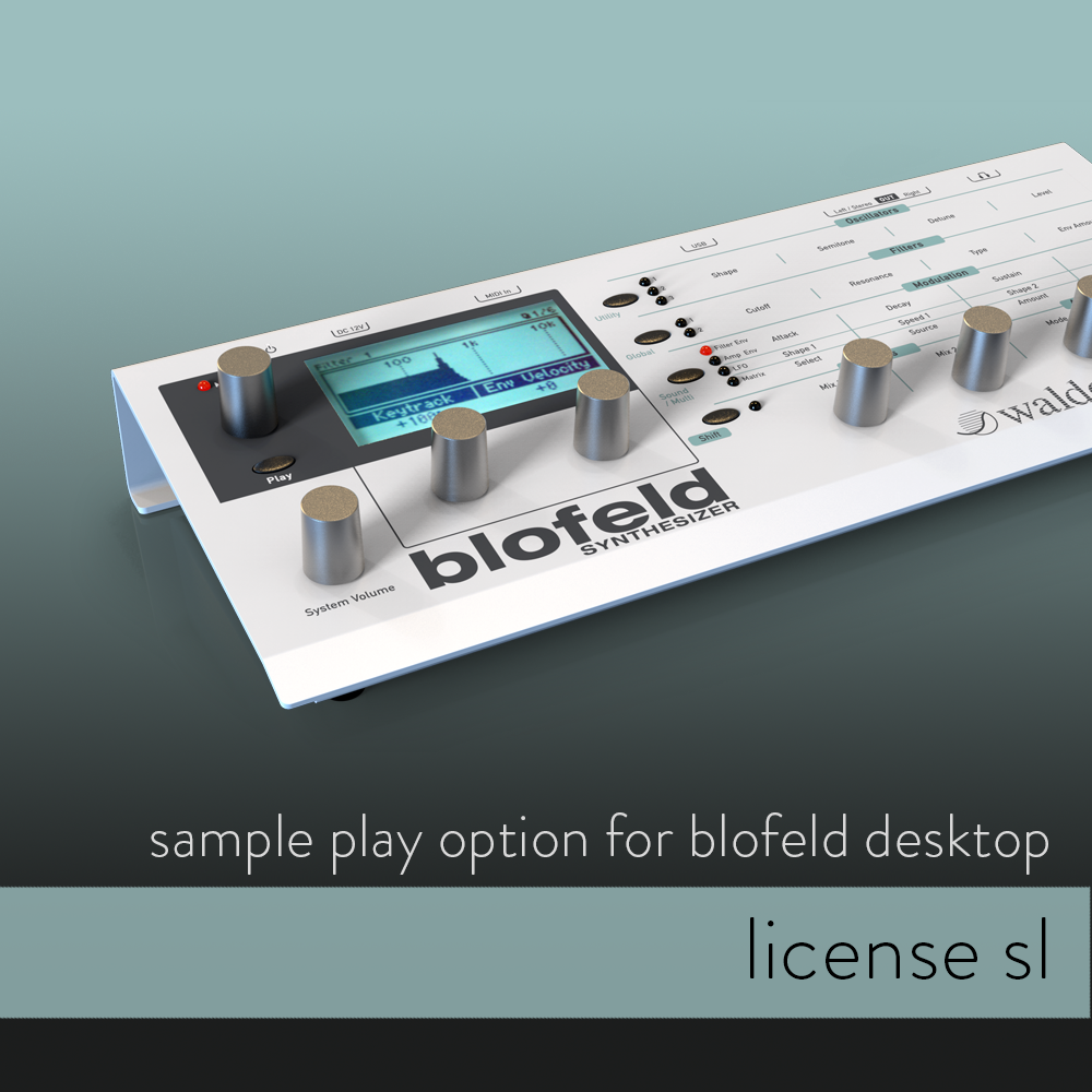 License SL Blofeld sample