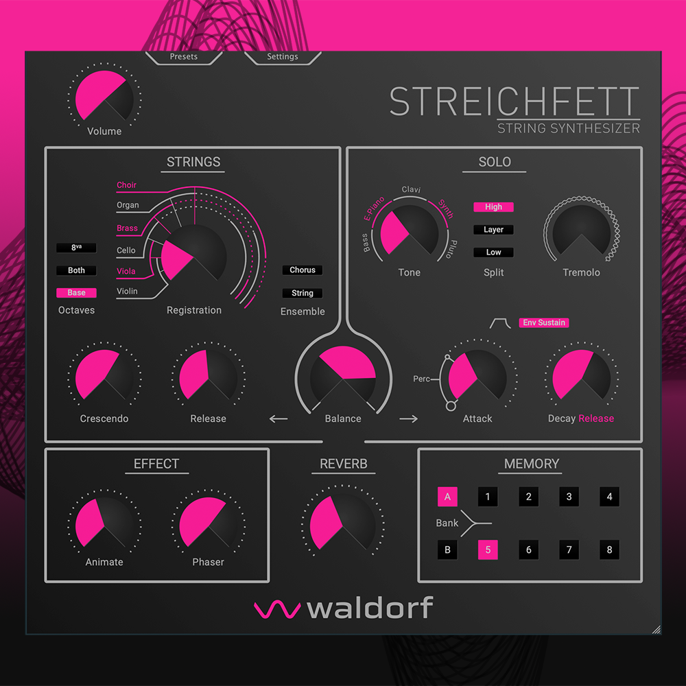 Waldorf Streichfett Plugin