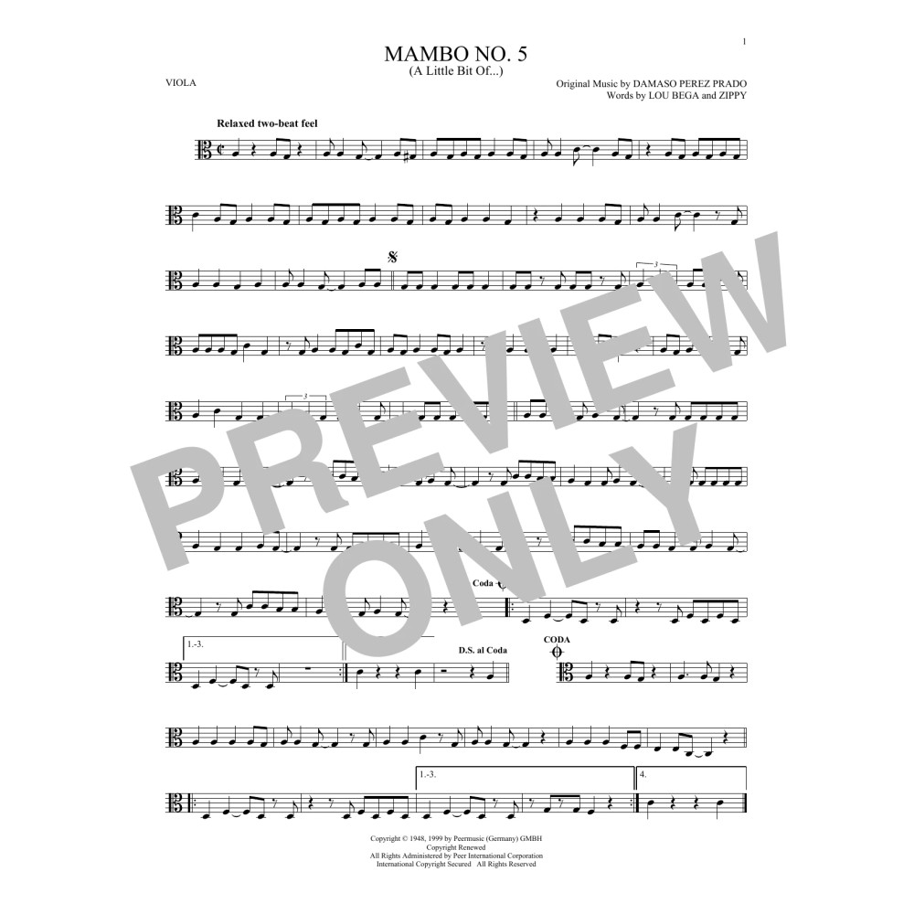 Mambo No. 5 (A Little Bit Of...)