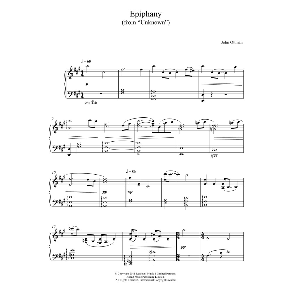 Epiphany (From Unknown)