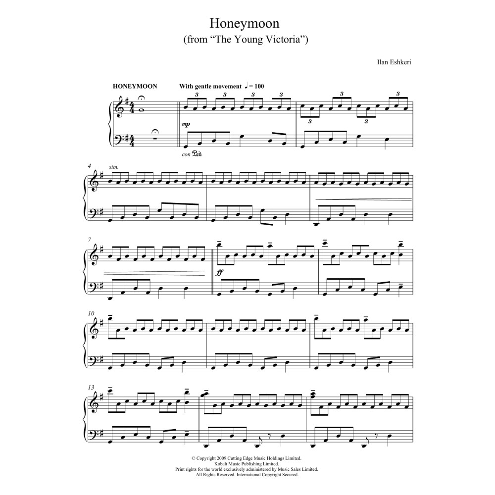 Honeymoon (from The Young Victoria)