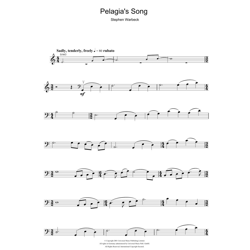 Pelagia's Song (from Captain Corelli's Mandolin)