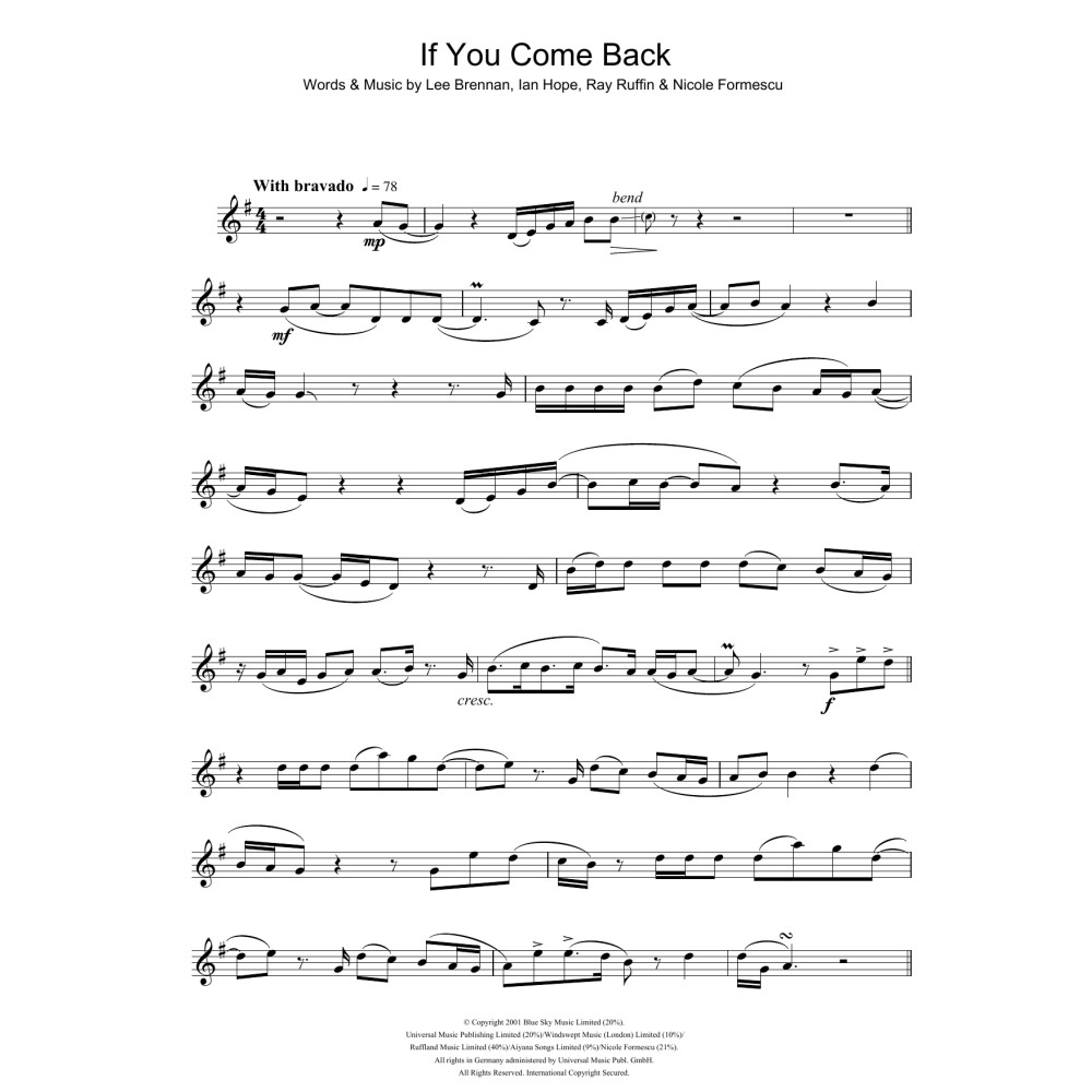 If You Come Back