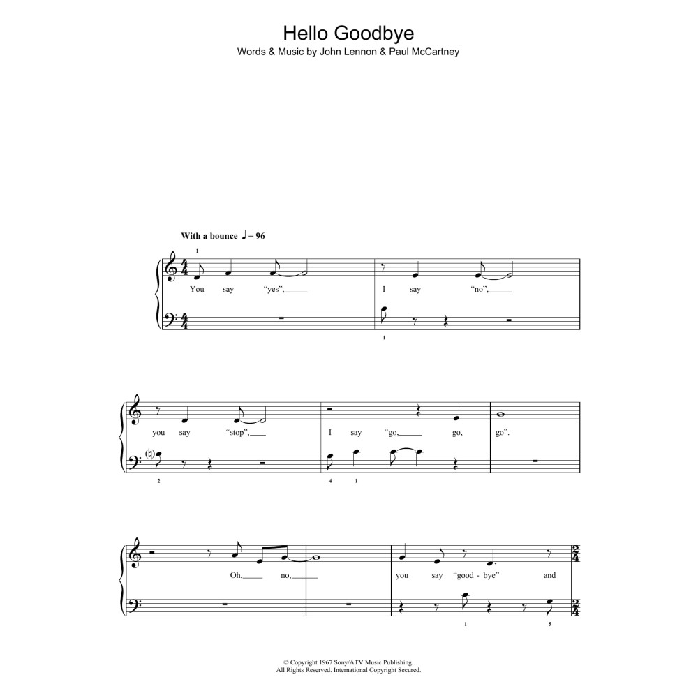Hello, Goodbye