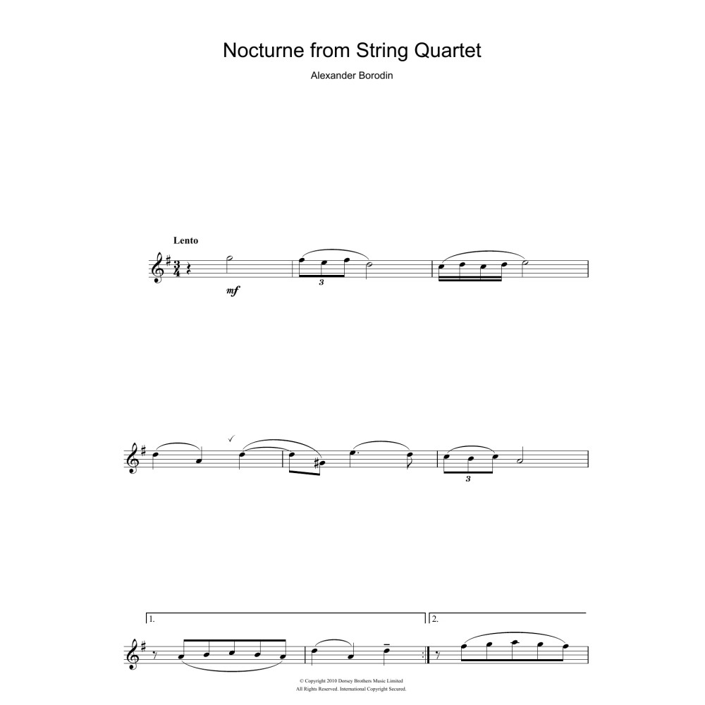 Nocturne From String Quartet No.2