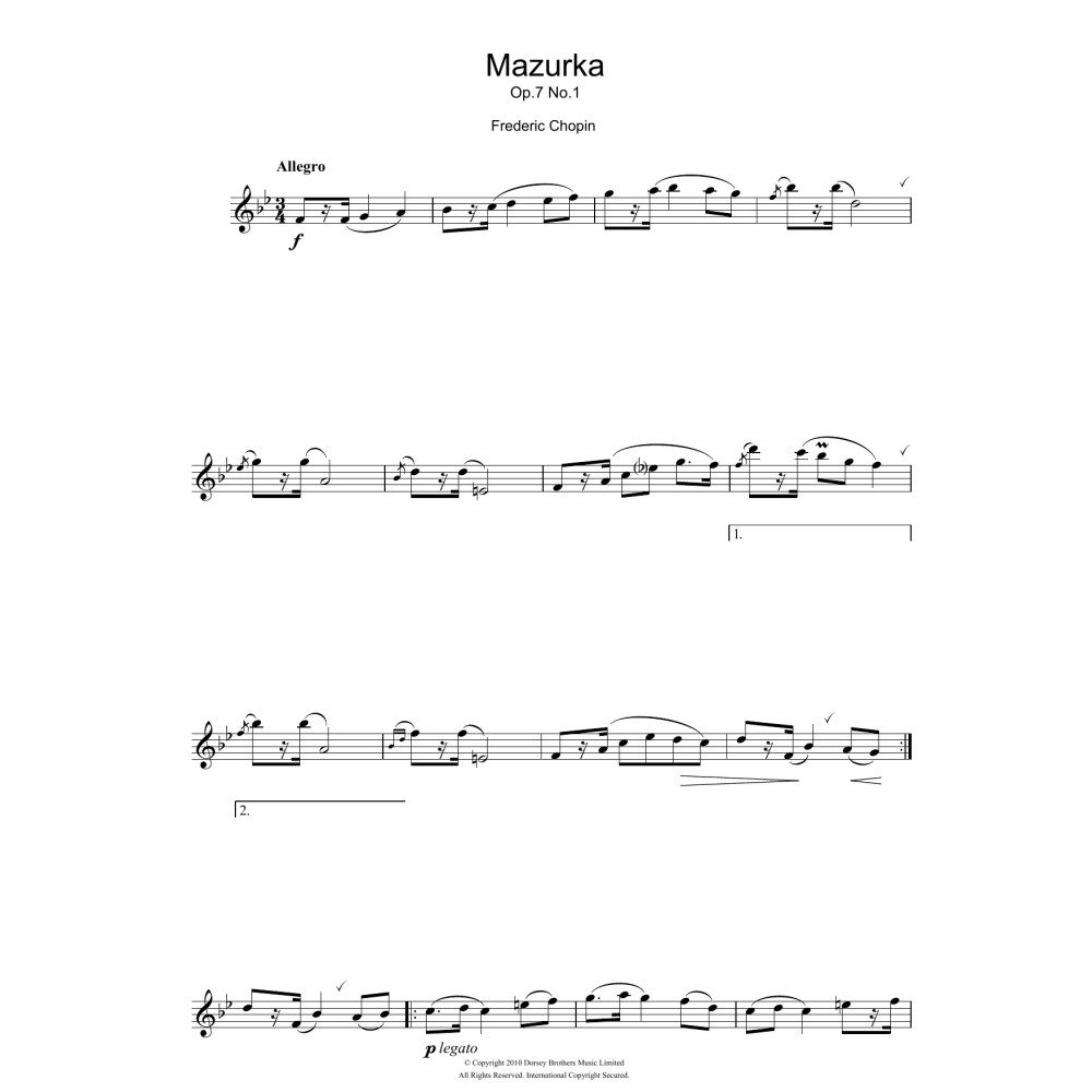 Mazurka Op.7, No.1