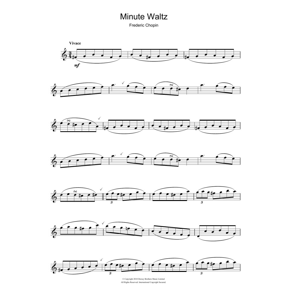 Minute Waltz in D flat major Op. 64 No. 1