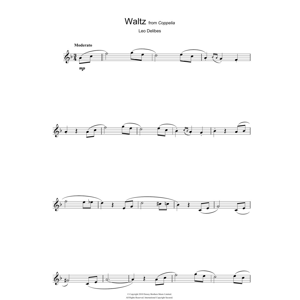 Waltz (from Coppelia)