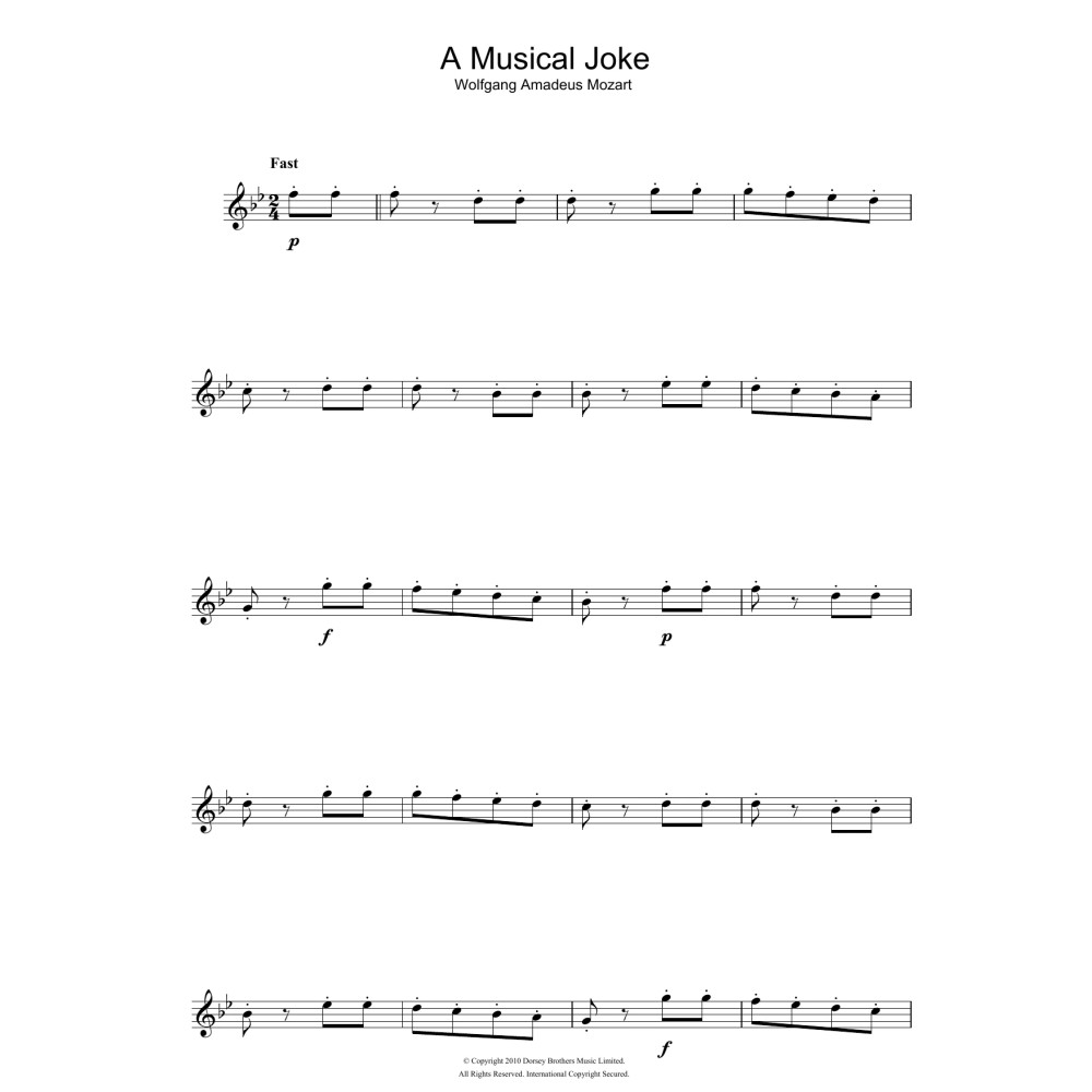 A Musical Joke