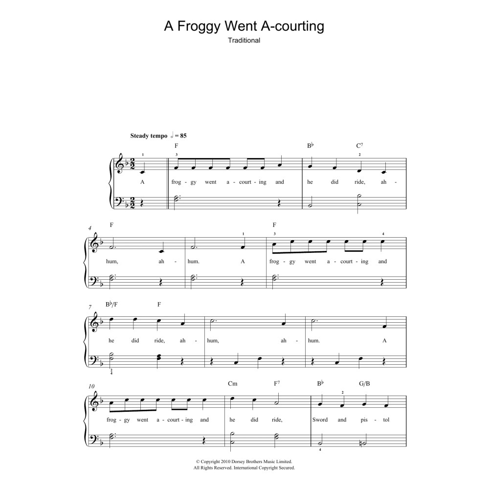 Froggy Went A-Courting