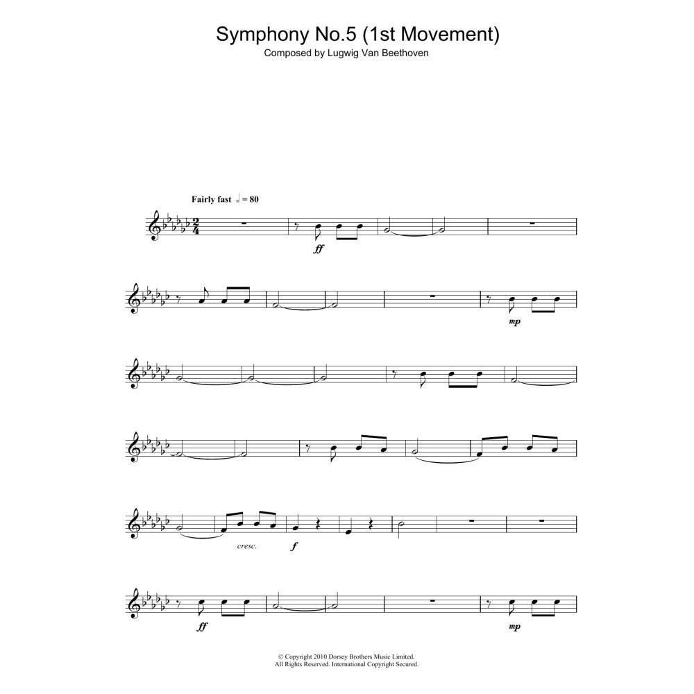 Theme From Symphony No. 5, Op. 67 (1st Movement)