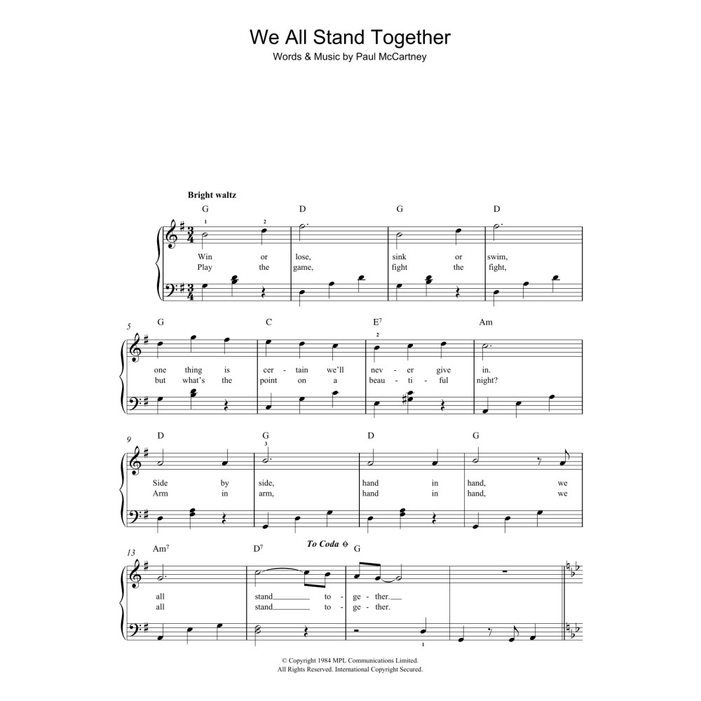 We All Stand Together