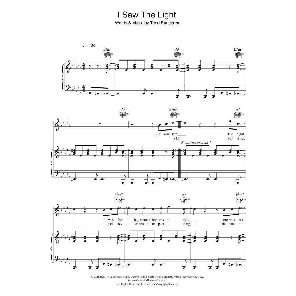 I Saw The Light