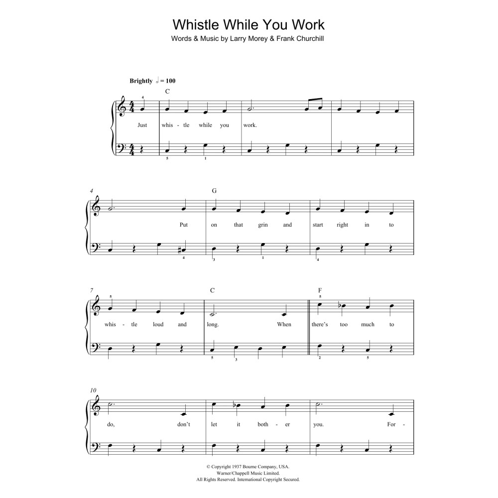 Whistle While You Work (from Snow White And The Seven Dwarfs)