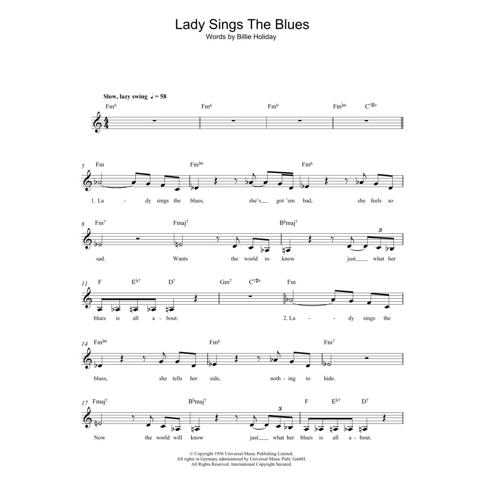 The Lady Sings The Blues