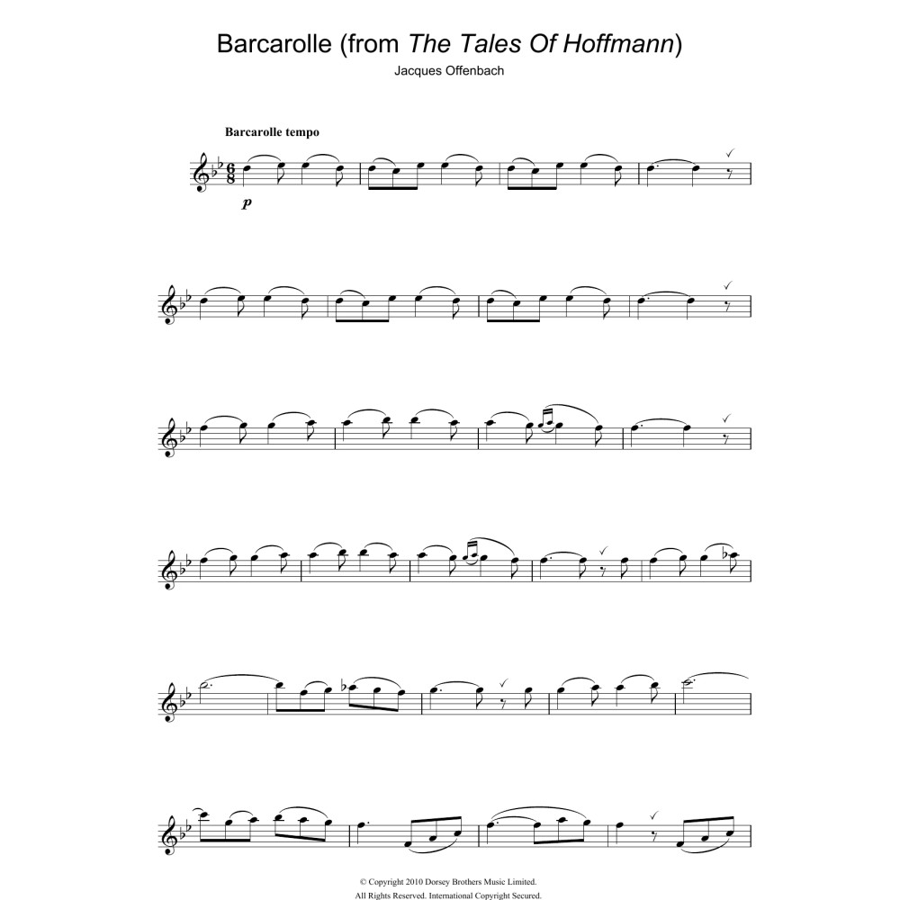 Barcarolle (from The Tales Of Hoffmann)