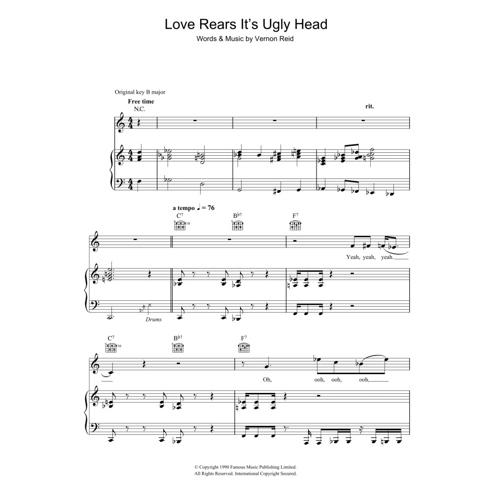 Love Rears It' s Ugly Head