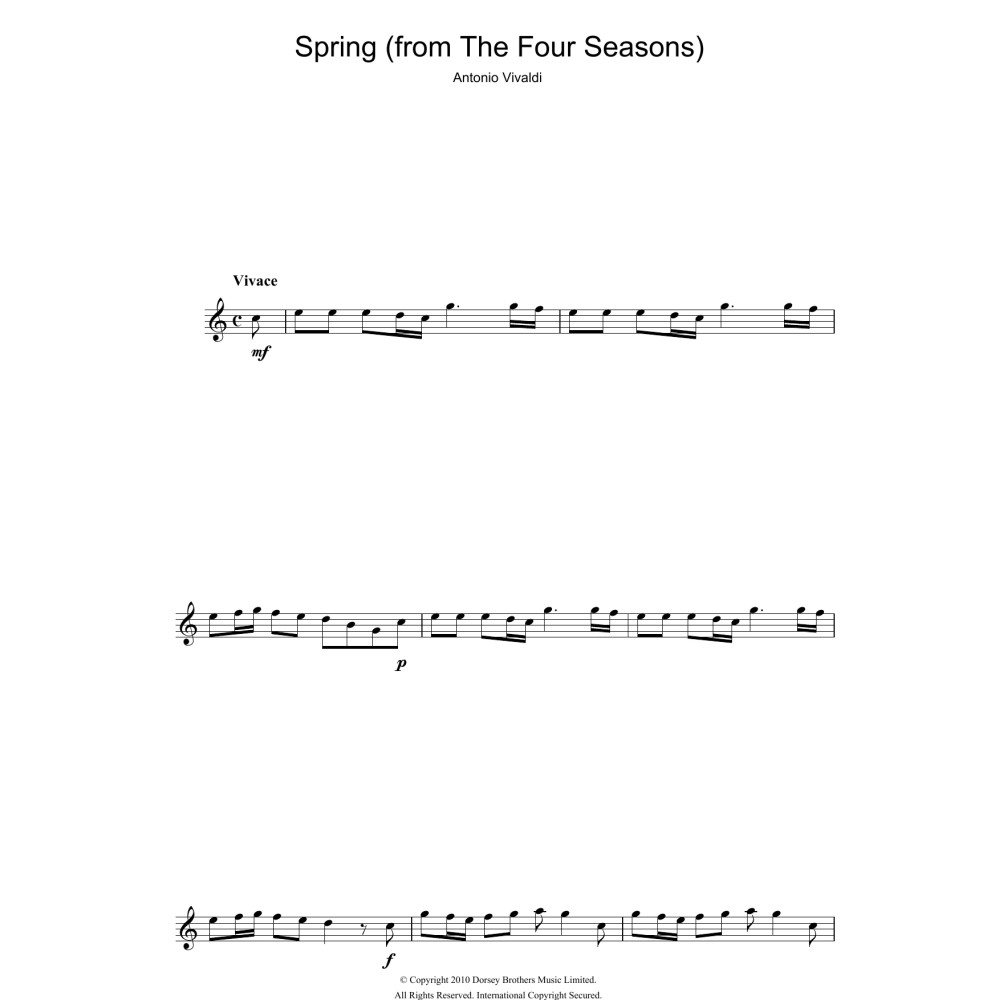 Spring (from The Four Seasons)