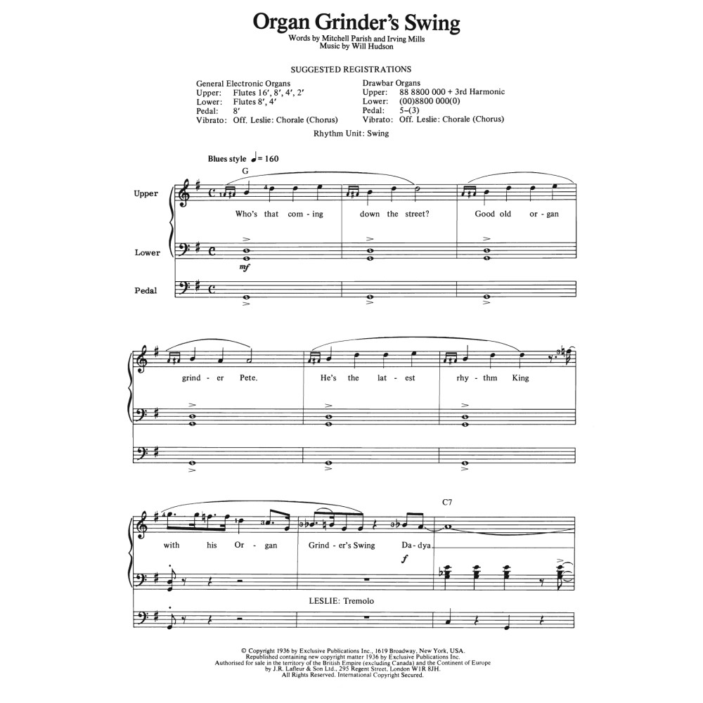 Organ Grinder's Swing