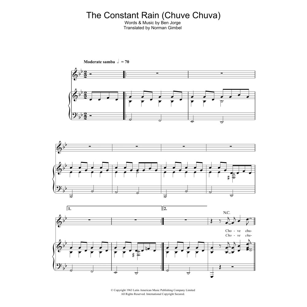 The Constant Rain (Chove Chuva)