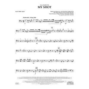 My Shot (from Hamilton) (arr. Michael Brown) - Electric Bass