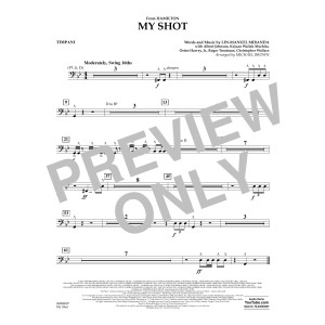 My Shot (from Hamilton) (arr. Michael Brown) - Timpani