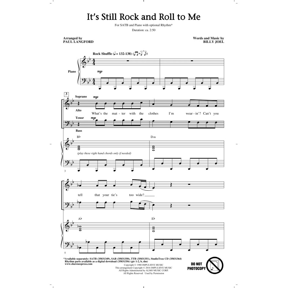 It's Still Rock And Roll To Me