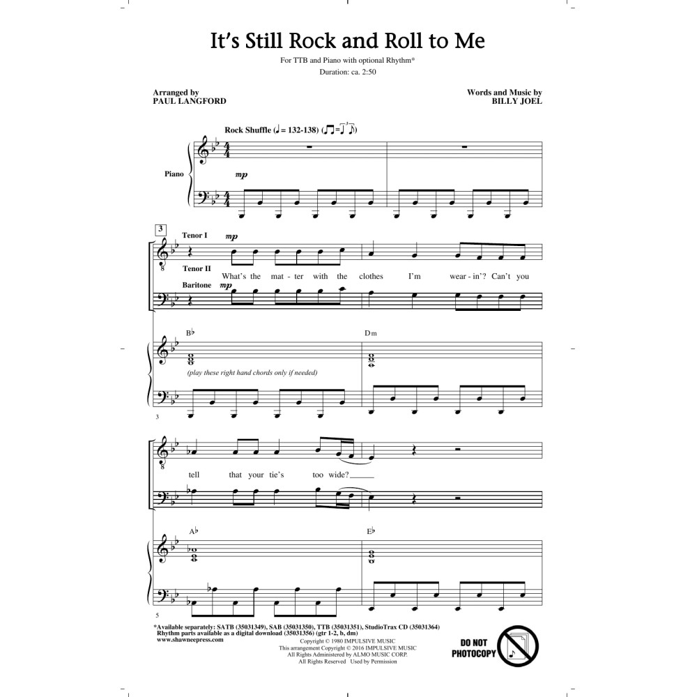 It's Still Rock And Roll To Me
