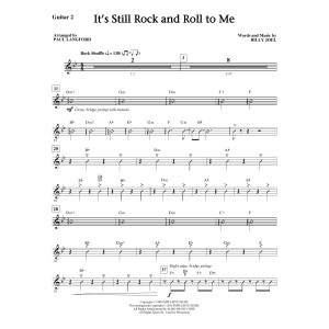 It's Still Rock And Roll To Me - Guitar 2