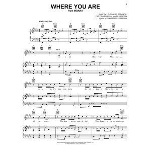 Where You Are (from Moana)