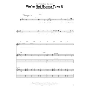 We're Not Gonna Take It