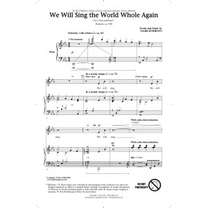 We Will Sing The World Whole Again