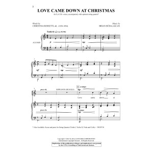 Love Came Down At Christmas