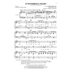 O Wondrous Night