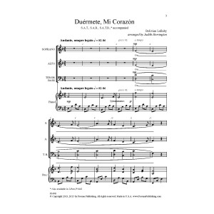 Duermete, Mi Corazon