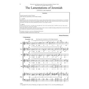 The Lamentations of Jeremiah