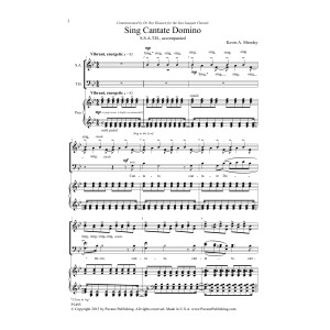 Sing Cantate Domino