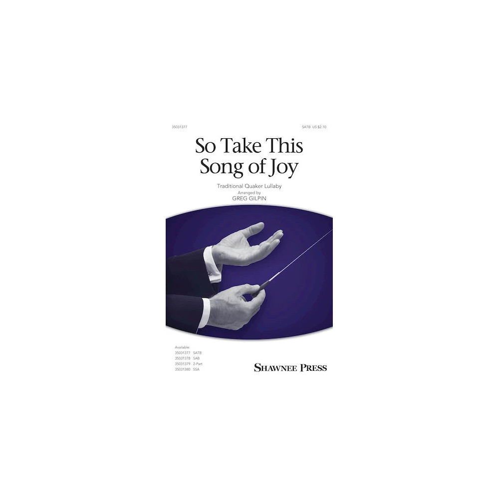So Take This Song Of Joy