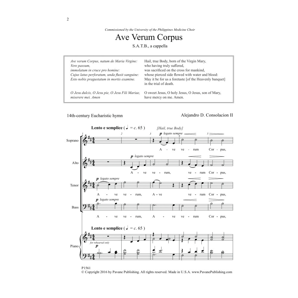 Ave Verum Corpus