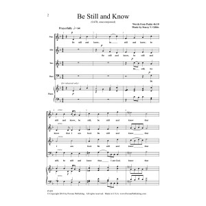 Be Still and Know
