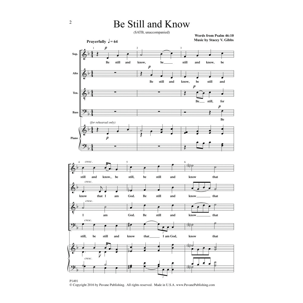 Be Still and Know