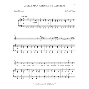 Give A Man A Horse He Can Ride (O'Hara)