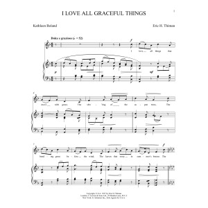 I Love All Graceful Things