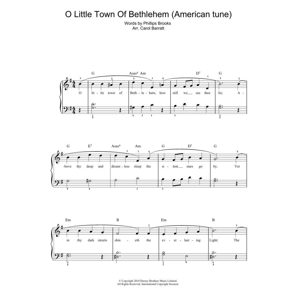 O Little Town Of Bethlehem
