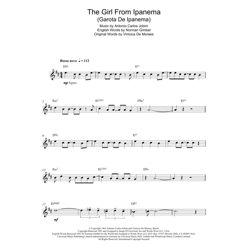 The Girl From Ipanema (Garota De Ipanema)