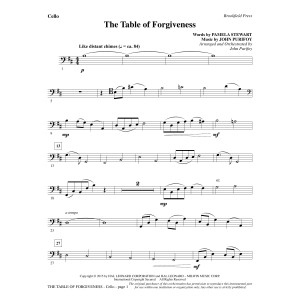 The Table of Forgiveness - Cello